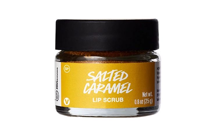 lush  salted caramel lip scrub