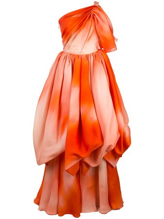 Isabel Sanchis tie-dye Asymmetric Dress - Farfetch