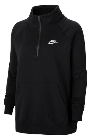 Nike Sportswear Essential Quarter Zip Fleece Pullover (Plus Size) | Nordstrom