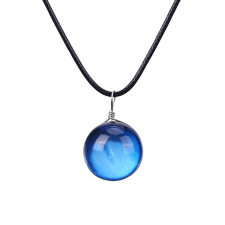 dark blue space necklace - Google Search