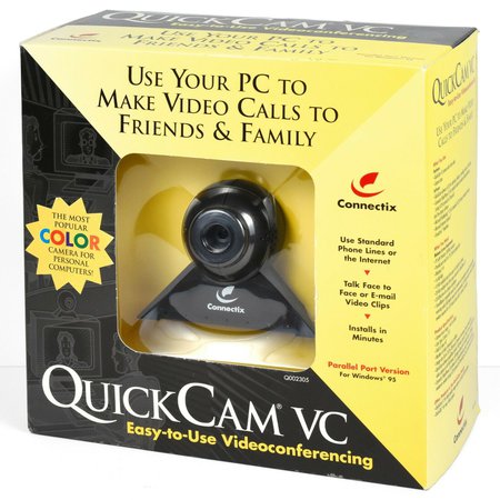 *NEW* Connectix QuickCam VC - Vintage Web-Cam w/ Parallel Port Connection *NOS* 751359002305 | eBay