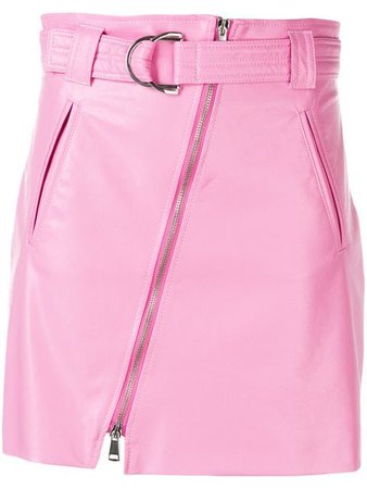 Pinko belted A-line skirt