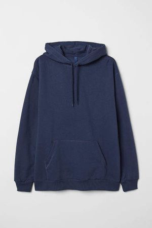 Hooded Sweatshirt - Blue