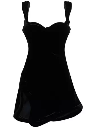 Velvet mini dress - Mugler - Women | Luisaviaroma