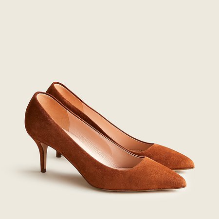 J.Crew: Colette Pumps In Suede For Women