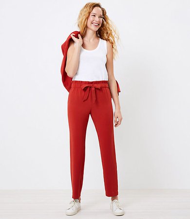 The Tie Waist Tapered Pant