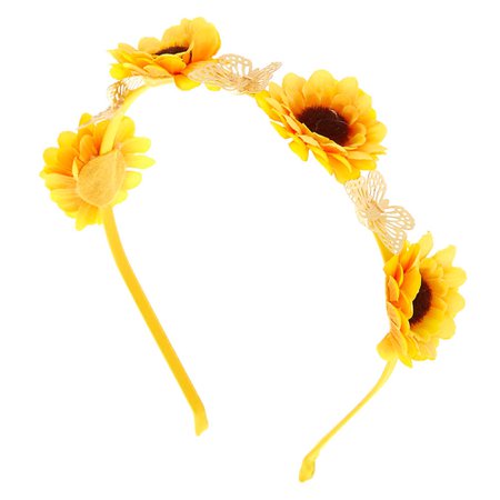 Yellow Flower Headband