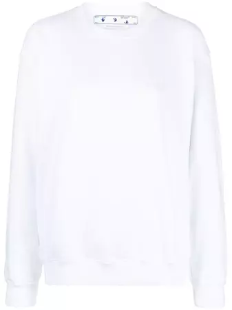 Off-White Diag-stripe Print Sweatshirt - Farfetch