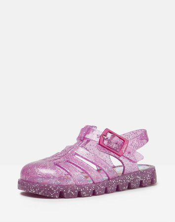 Juju jelly shoe TRULY PINK Sandals | Joules UK