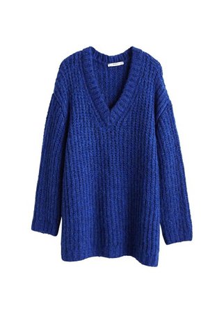 MANGO Openwork knit sweater