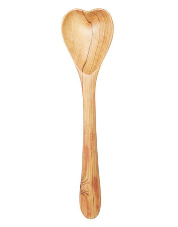 Hand-carved, Handmade Wild Olive Wood, Fair Trade | Heart Spoon – The Little Market