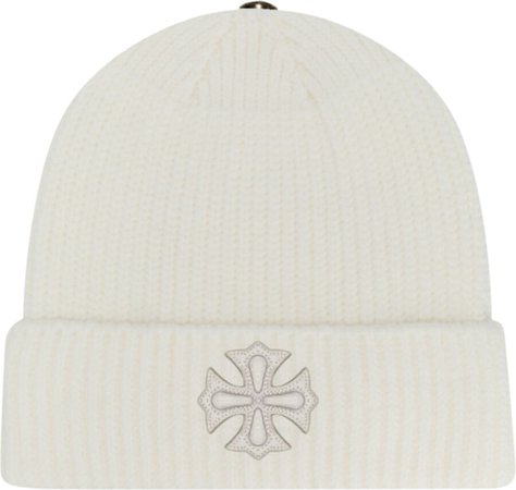 Chrome Hearts White Cross Beanie | Incorporated Style