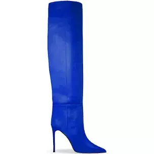 knee high boots blue - Google Search
