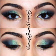 turquoise makeup looks - Google Search