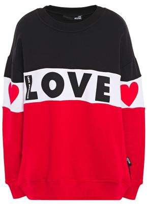 Color-block French Cotton-terry Sweatshirt