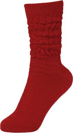 Amazon.com: BRUBAKER Womens or Mens Fitness Workout Slouch Socks Gym Red EU 35-38 / US 4-7 : Clothing, Shoes & Jewelry