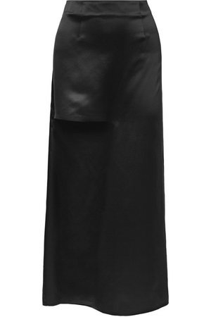 JW ANDERSON Cutout silk-satin maxi skirt$880
