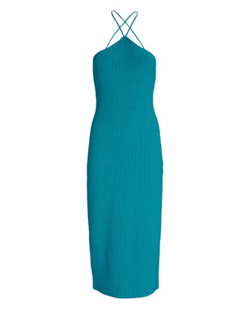 The Sei Strappy Knit Halter Midi Dress | INTERMIX®