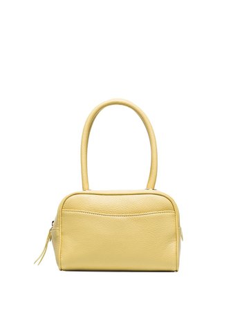 BY FAR Martin textured-leather shoulder bag