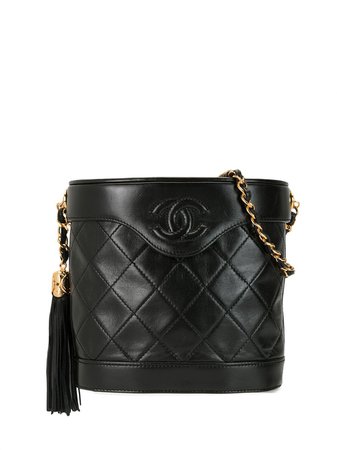 Chanel Pre-Owned Quilted CC Crossbody Bag - Farfetch