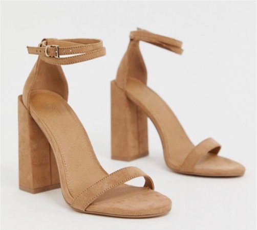 brown sandal heels
