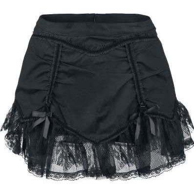goth mini skirt