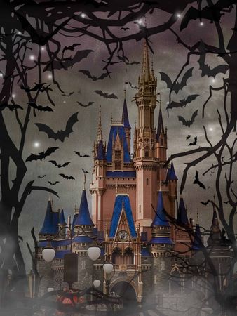 Disney Castle Halloween