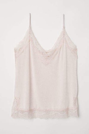 Camisole Top with Lace - Orange