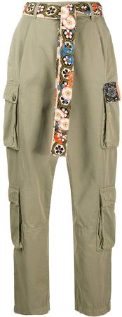 Belted Cargo Trousers