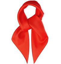 red silk neck scarf - Google Search