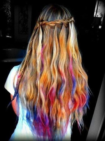 tie dye hair - Google Search