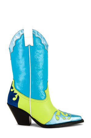 TORAL Western Boot in Turquoise & Apple | REVOLVE