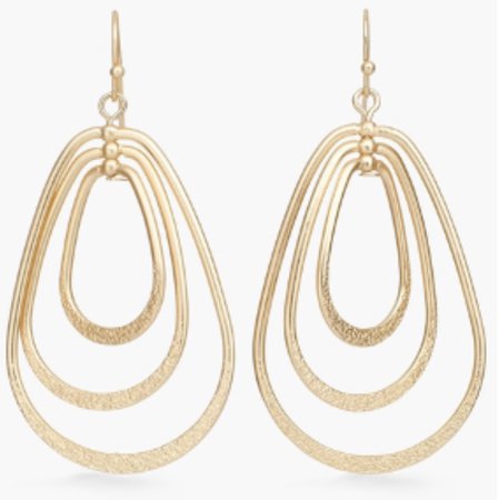 Gold earrings Chicos