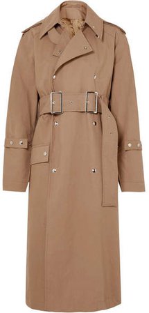 Oversized Cotton-twill Trench Coat - Camel