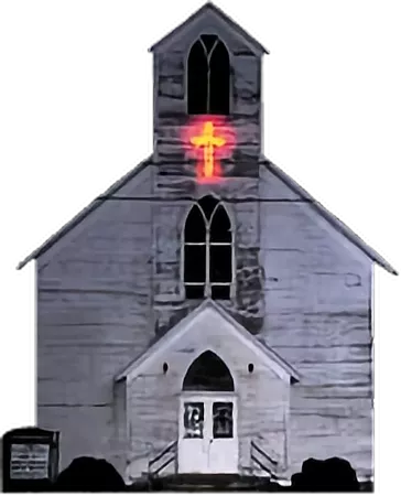 creepy church