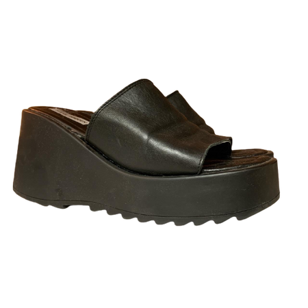Steve Madden Leather Platform Shoes