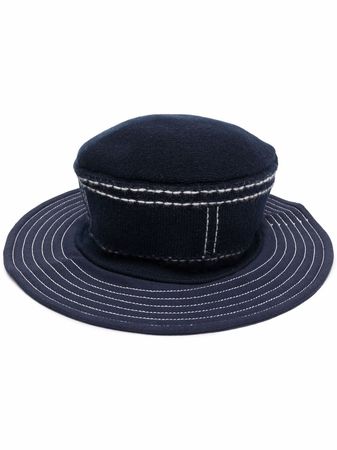 Barrie stitch-detail wide-brim Hat - Farfetch