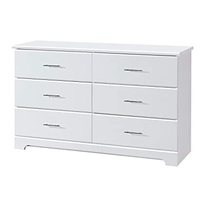 Amazon.com : Storkcraft Brookside 6 Drawer Dresser, White, Kids Bedroom Dresser with 6 Drawers, Wood and Composite Construction, Ideal for Nursery Toddlers Room Kids Room : Baby