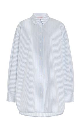 Striped Cotton Shirt By Carolina Herrera | Moda Operandi