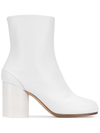 Maison Margiela Leather Ankle Boots S58WU0260PR516 White | Farfetch