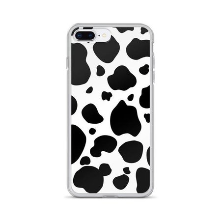 Black and White Cow Print Animal Pattern iPhone X Case iPhone | Etsy