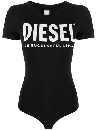 Diesel Logo Print Bodysuit | Farfetch.com
