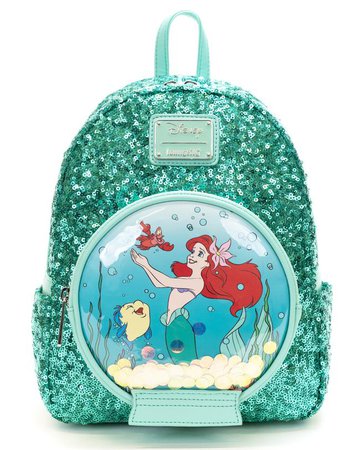 Loungefly - Disney Snow Globe Series The Little Mermaid Mini Backpack – The Pink a la Mode