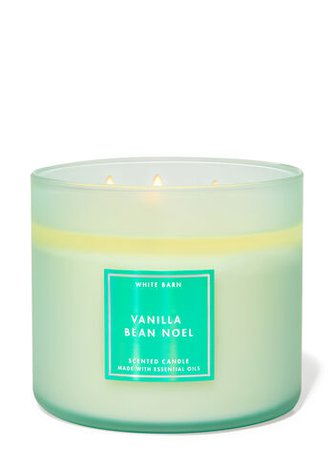 Vanilla Bean Noel 3-Wick Candle - White Barn | Bath & Body Works