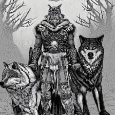 odin and his wolves