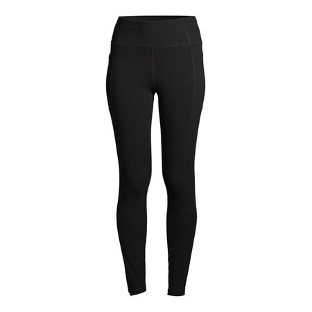 Athletic Works - Athletic Works Women' s Ankle Tights with Side Pockets - Walmart.com - Walmart.com black