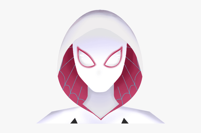 kindpng Gwen Stacy Spider Woman Face, HD Png Download