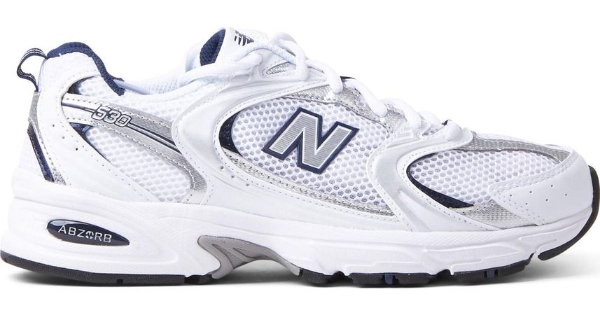 white and blue new balance 530 - Google Search