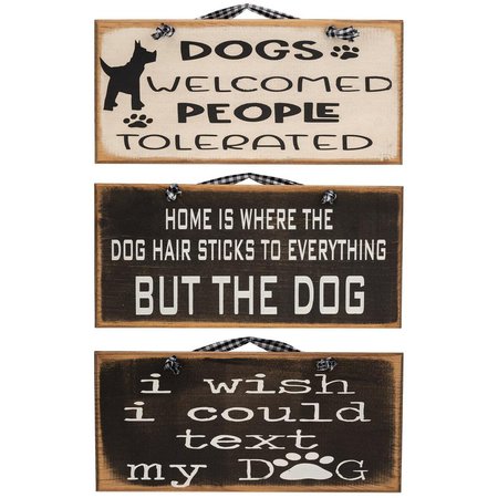 Dog Lover Wood Accent Sign | The Animal Rescue Site