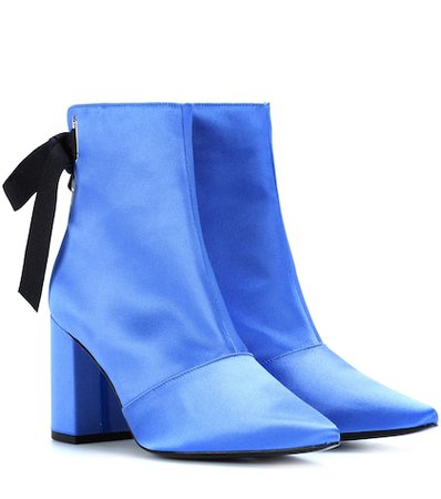 x Clergerie Karlis satin ankle boots